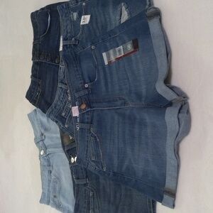 NOBO Denim Shorts Bundle (5) High Rise/Mom Shorts NWT